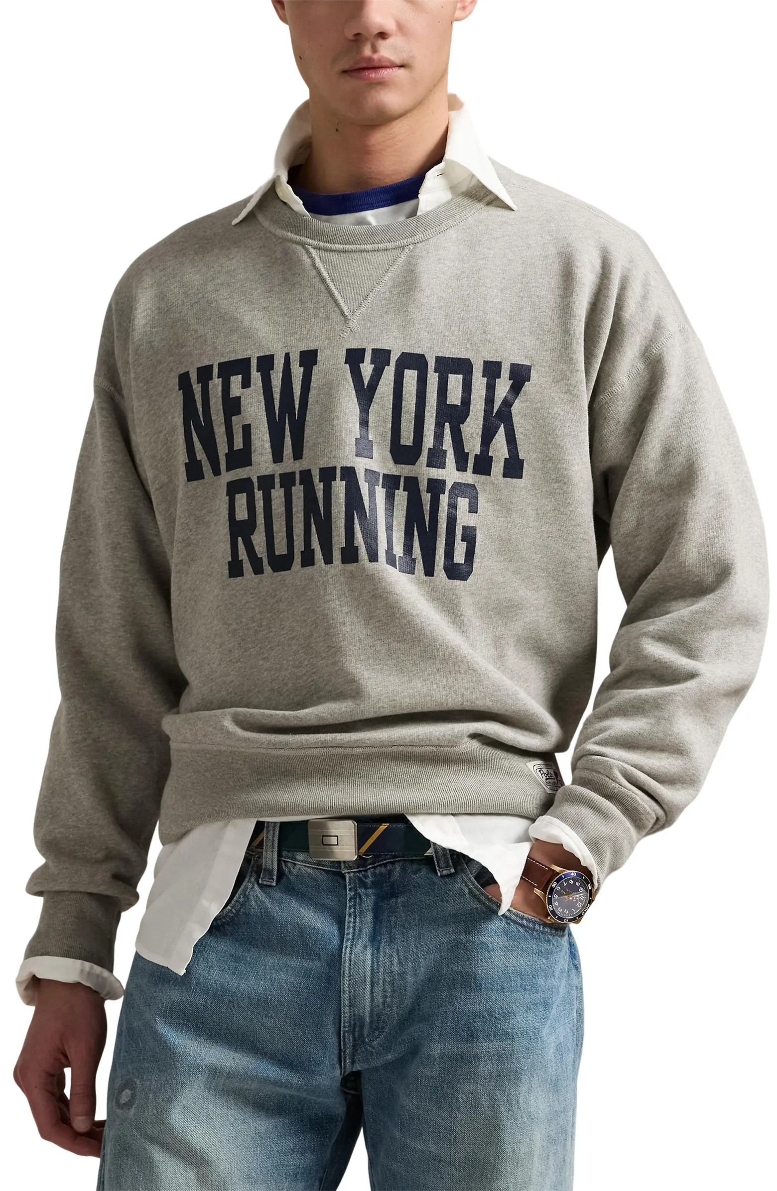 New York Running Vintage Fit Graphic Sweatshirt | Nordstrom