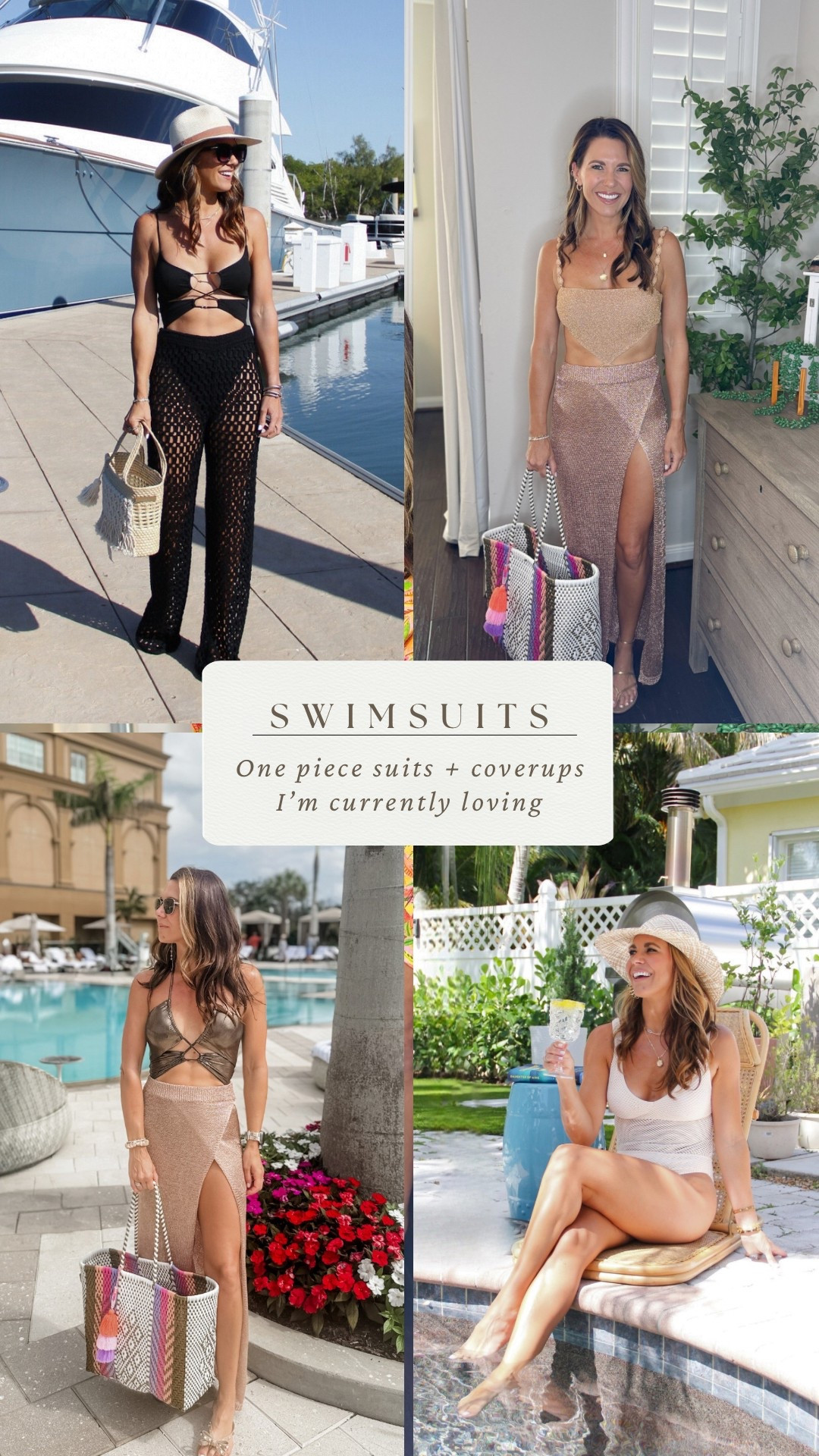 Loving these vacation pool & beach looks 

#LTKTravel #LTKSwim #LTKOver40