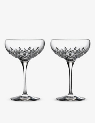 Lismore Essence crystal-glass champagne glasses set of two | Selfridges