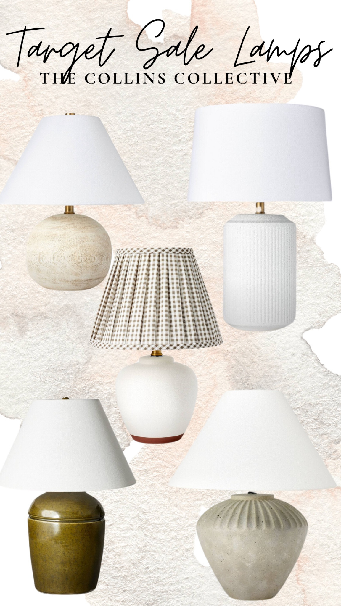 Wooden lamp, ceramic lamp, target lamp, studio, McGee lamp, gingham lampshade

#LTKFallSale #LTKSeasonal #LTKHome