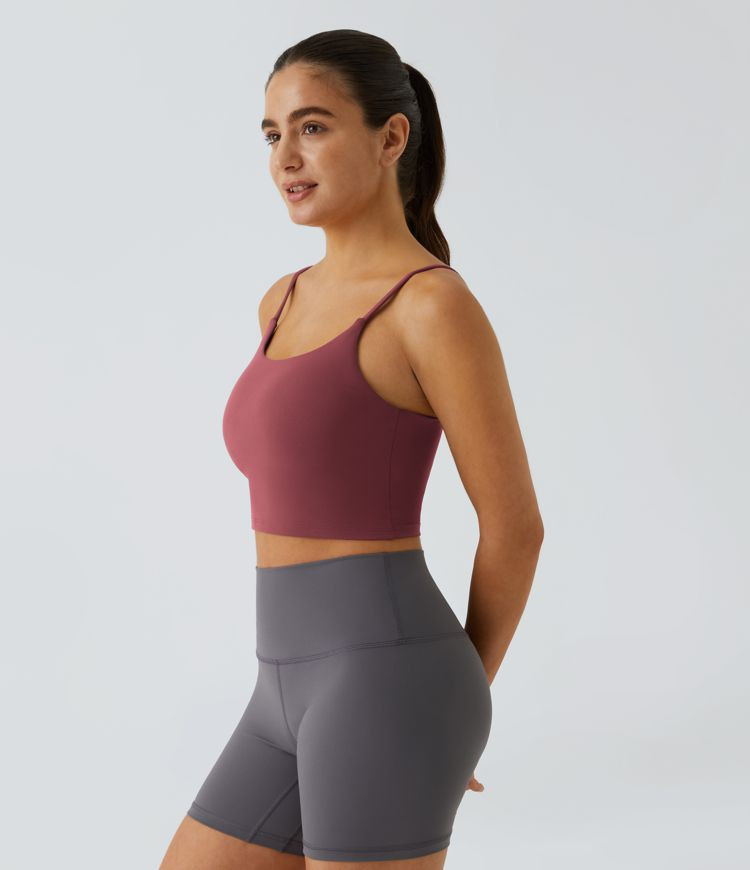 Women’s Basic Padded Workout Cropped Tank Top - Halara | HALARA