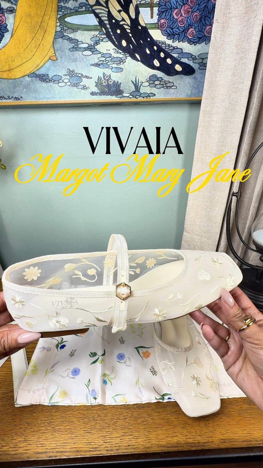 The embroidery on these is gorgeous 🌸
Perfect mesh Mary Janes for spring @VIVAIA 

#LTKSpringSale