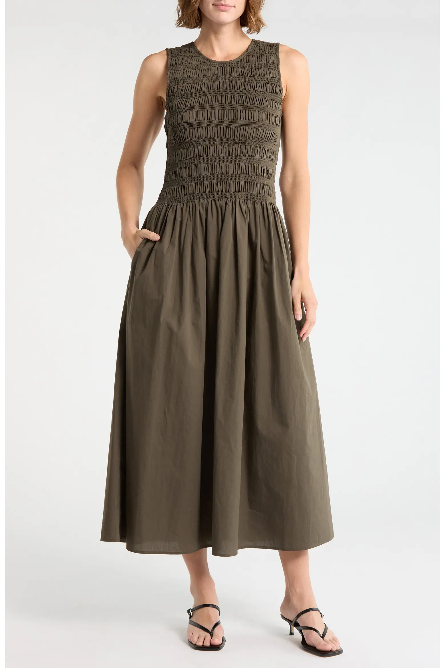 Lane Sleeveless Smocked Cotton Maxi Dress (Women) | Nordstromrack | Nordstrom Rack