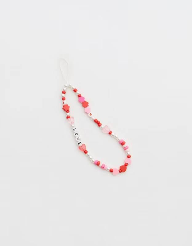 Aerie V-Day Hearts Phone Charm | Aerie