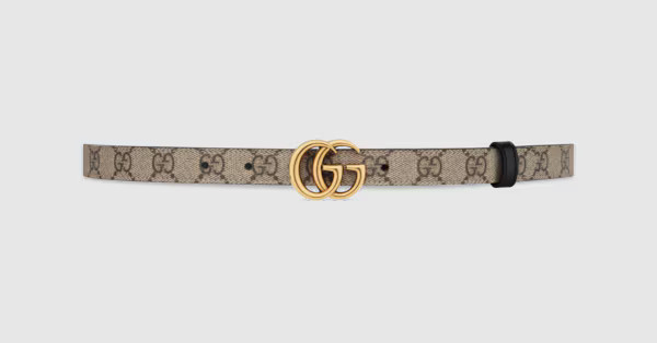 Gucci GG Marmont reversible thin belt | Gucci (US)