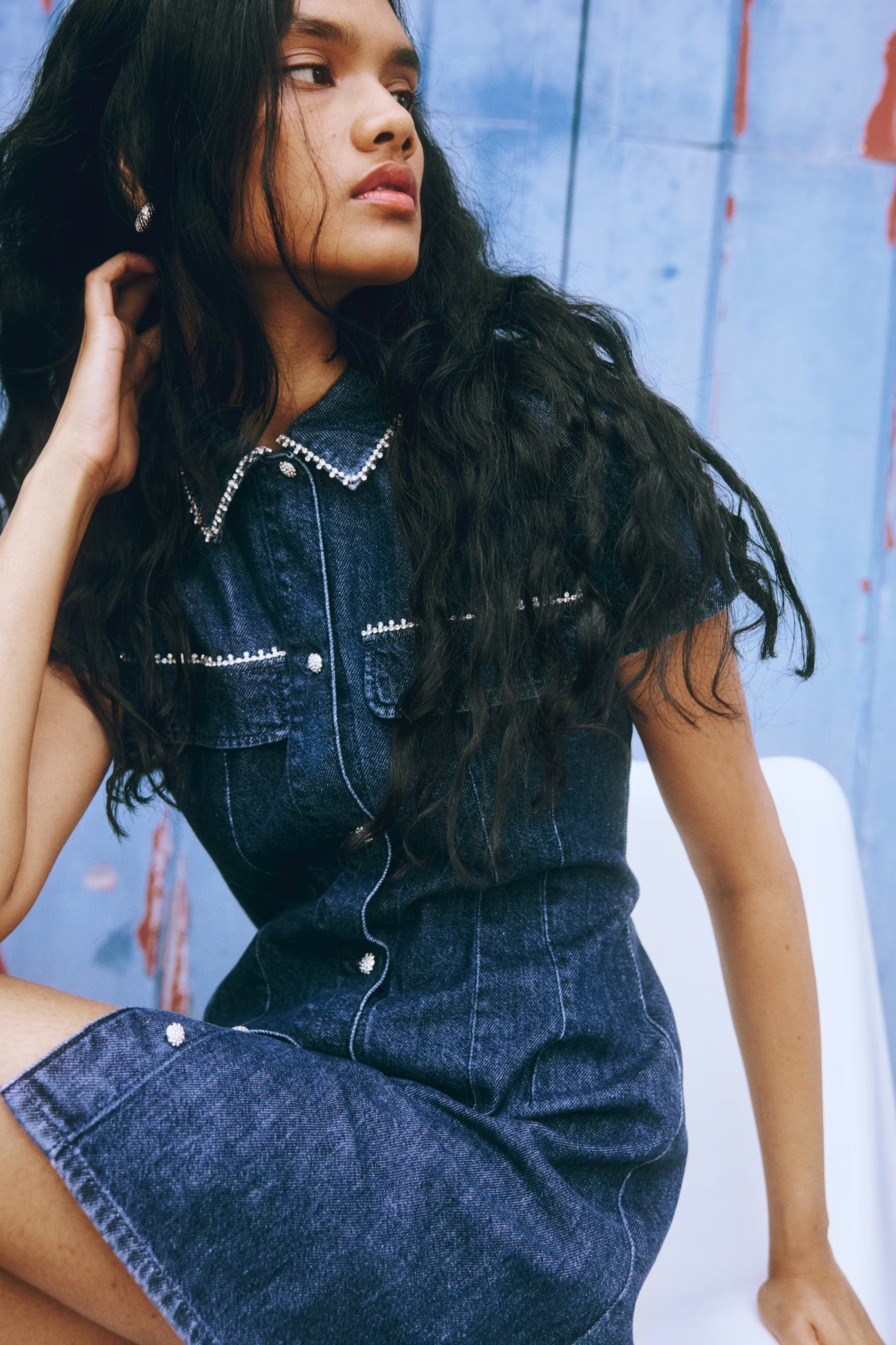 Embellished Denim Dress | H&M (US + CA)