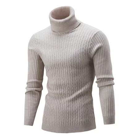 Bospose Winter Sweaters For Boys Boys Long Sleeve Sweater Mens Turtleneck Sweaters Beige Sweater Boy | Walmart (US)