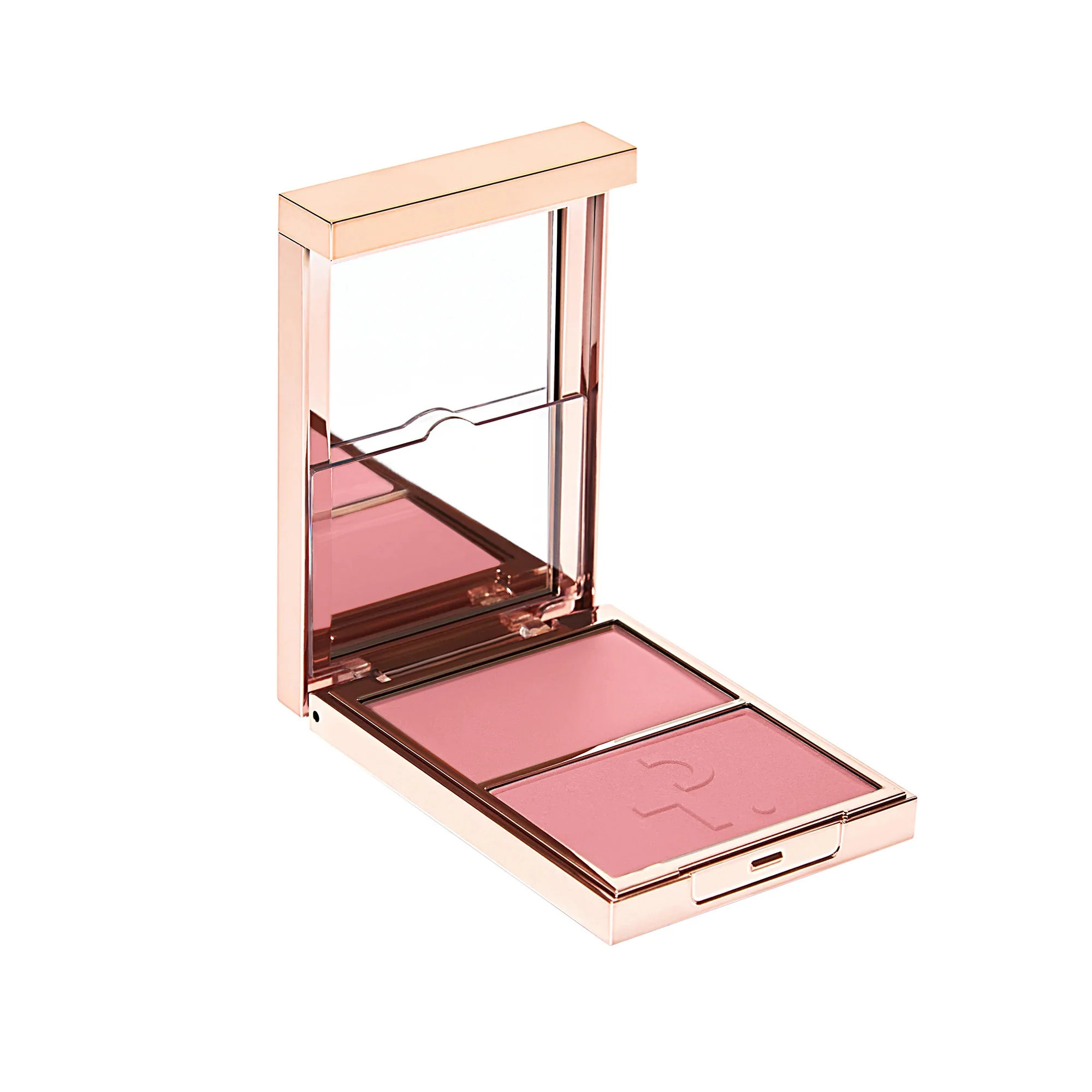 Major Headlines Double-Take Crème & Powder Blush Duo - Out Of Office (Cool Pink) | Patrick Ta Beauty