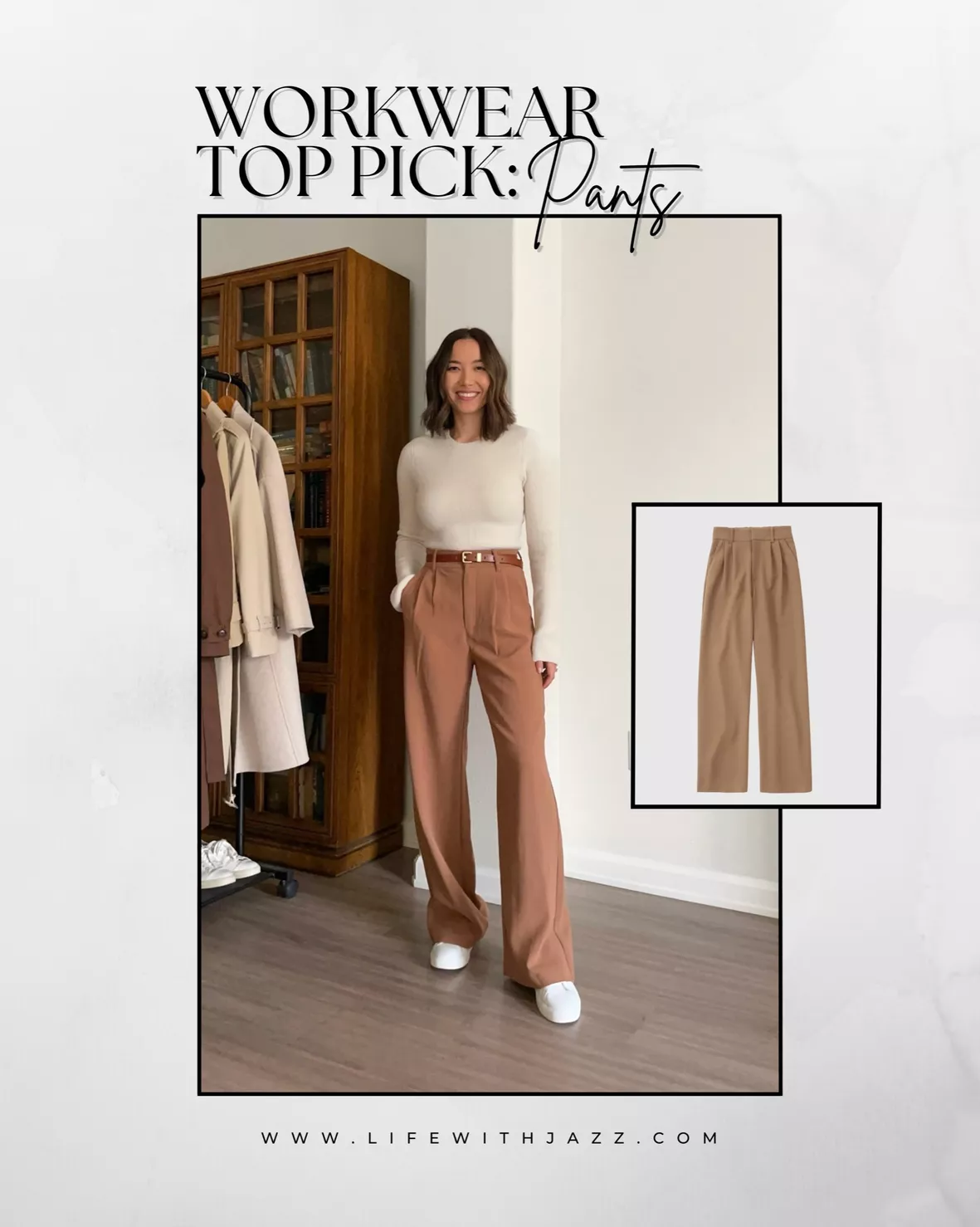 Abercrombie Tailored Pant: How to Style Them for the Office - LIFE WITH JAZZ