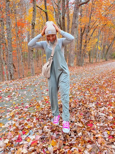 #FallOutfit — we all love this #FreePeople jumpsuit for every season. I’m wearing an xs! #converse #fallfashion #asheville 

#LTKSeasonal #LTKHoliday #LTKunder100