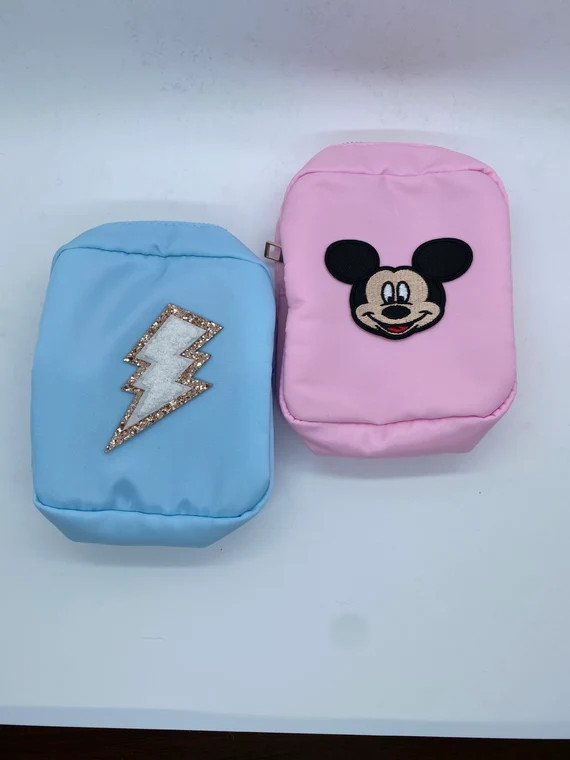 SMALL Customized Zipper Pouch - Pick Your Patches! | Etsy (US)