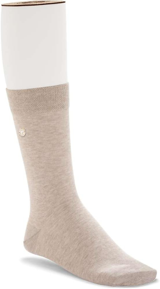 Birkenstock Basic Cotton Sole Sock - Women's Beige Medium | Amazon (US)