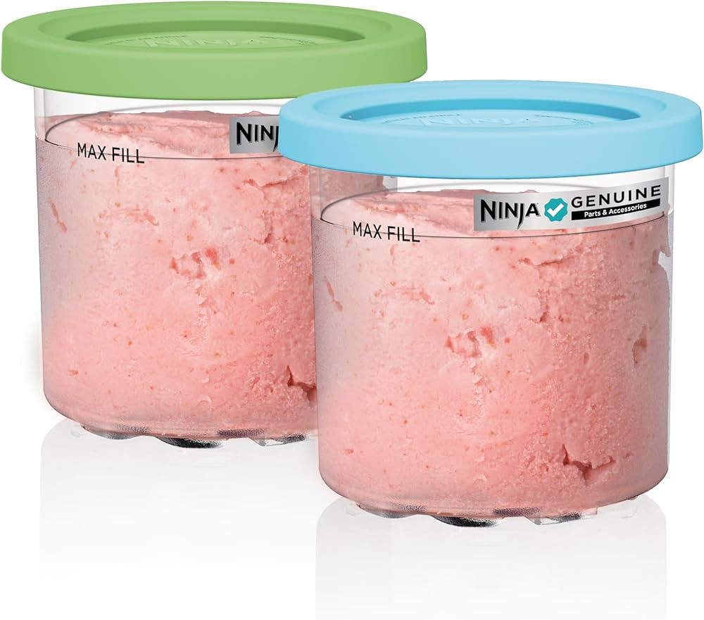 Ninja CREAMi Pints 2 Pack, Compatible with NC299AMZ & NC300s Series CREAMi Ice Cream Makers, Genu... | Amazon (US)
