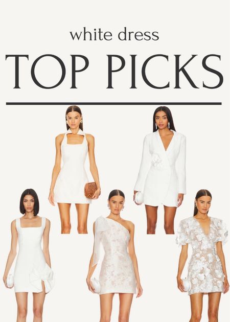 White dress picks! #whitedresses #whitedress #weddinginspo #minidress #whiteparty #white #whitedressparty 



#LTKSeasonal #LTKMostLoved #LTKU