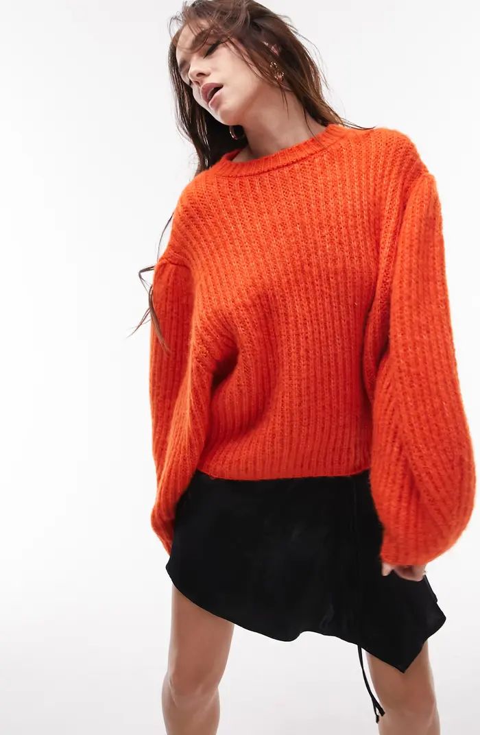 Volume Sleeve Sweater | Nordstrom