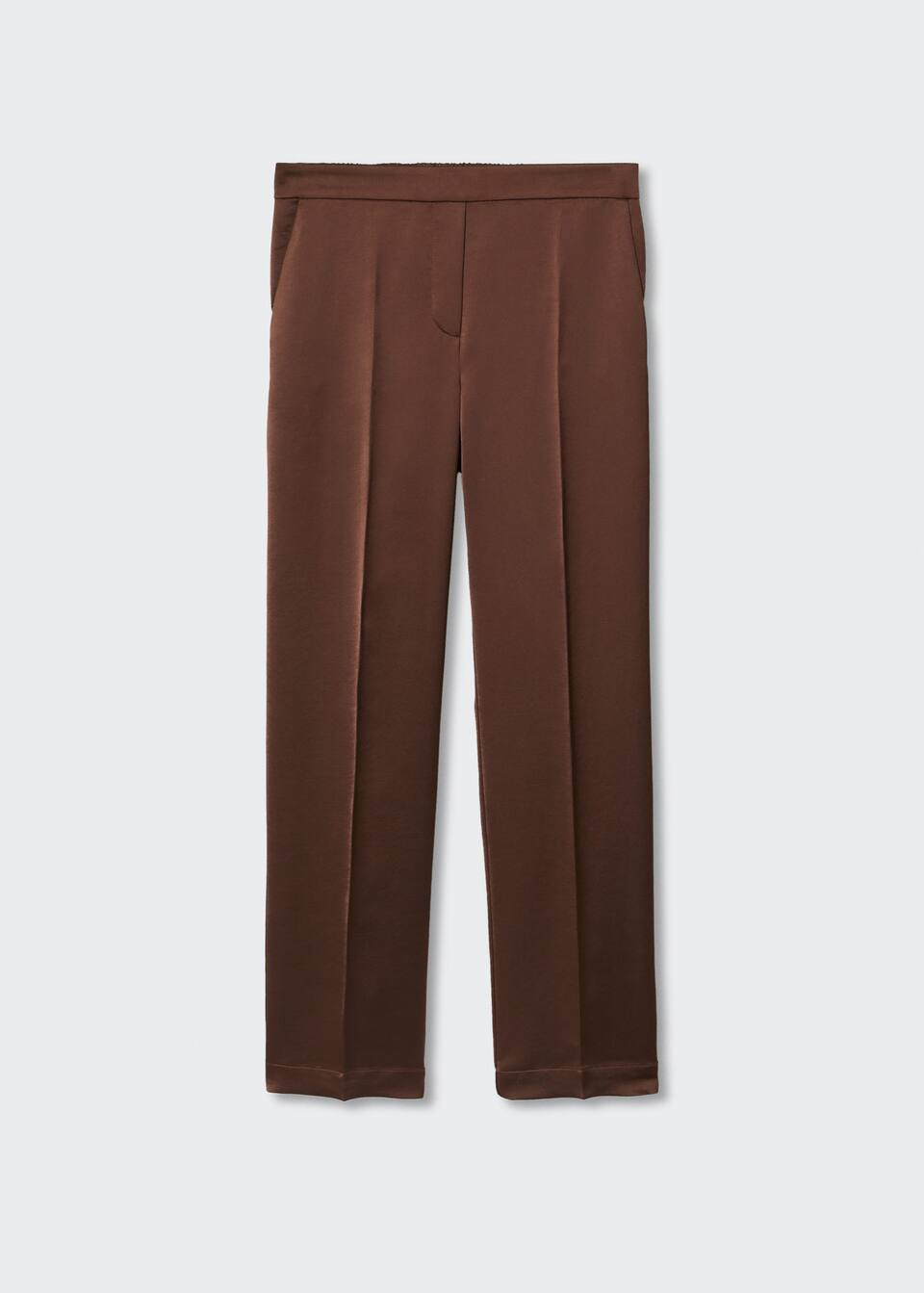 Satin suit pants | MANGO (US)