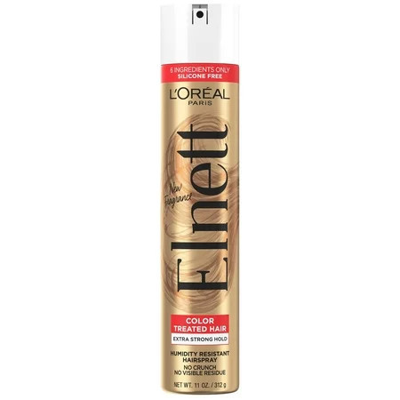 L Oreal Paris Elnett Satin Extra Strong Hold Hairspray - Color Treated Hair 11 Ounce (1 Count) (Packaging May Vary) | Walmart (US)