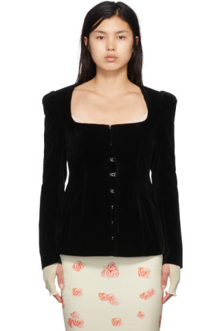 SSENSE Exclusive Black Baroque Blazer | SSENSE