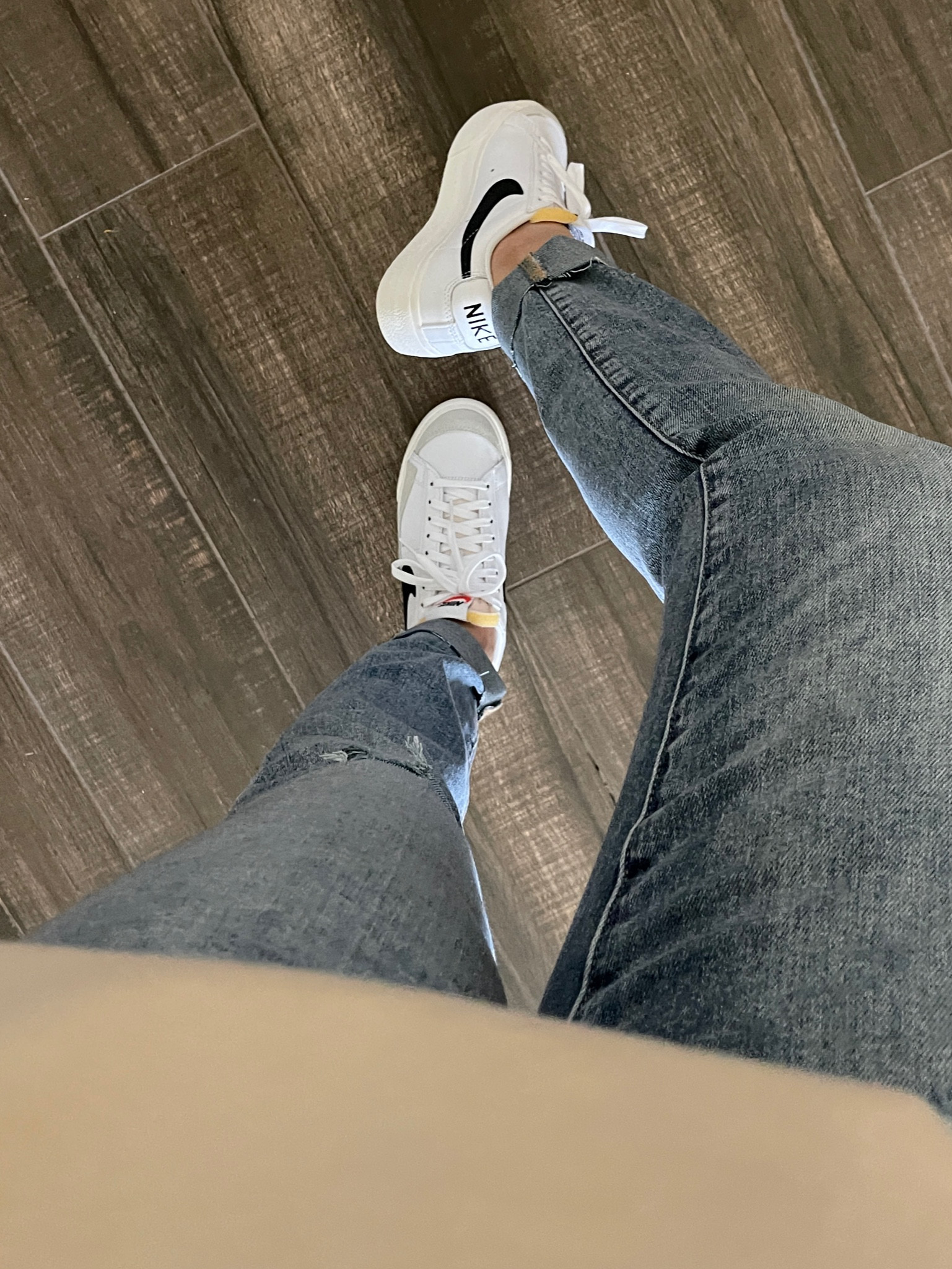 The comfiest platform Nikes EVER! 

Paired with my Old Navy jeans and every day tee

#nikeblazers #platformshoes #everydaytees #oldnavysale #nike #justdoit #fashionshoes #oldnavy 

#LTKshoecrush #LTKFind #LTKstyletip