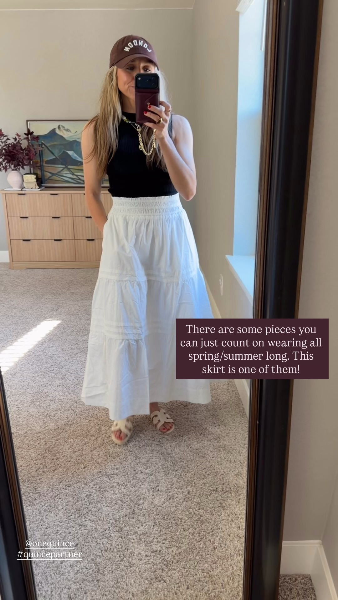 Two quality staple pieces to add to your spring/summer wardrobe!

Tank & skirt are true to size. #quincepartner @Quince 