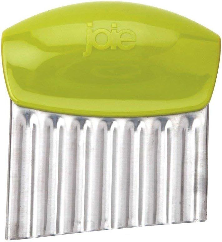 Joie Stainless Steal Vegetable & Fry Crinkle Cutter, Wavy Knife, Colors Vary | Amazon (US)