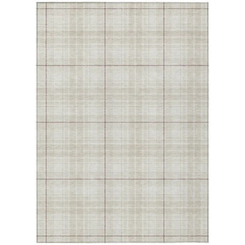 Machine Washable Indoor/Outdoor Chayden ACN993 Ivory Rug | Wayfair North America