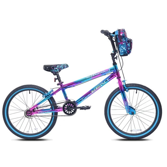 20" Kent Illusion BMX Bicycle, Fits Riders 4'2"-5', Blue/Purple, Child, Unisex | Walmart (US)