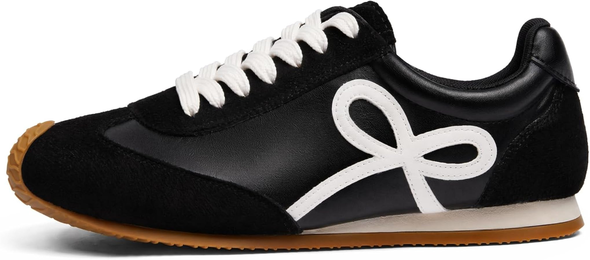 Coutgo Womens Slip On Fashion Sneakers Lace Up Sneaker Walking Shoes | Amazon (US)