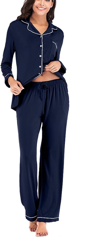 Veseacky women's Cool Comfy Leisure Lactating Breathable Sleep Shower Thin Home Resilient Pajamas... | Amazon (US)