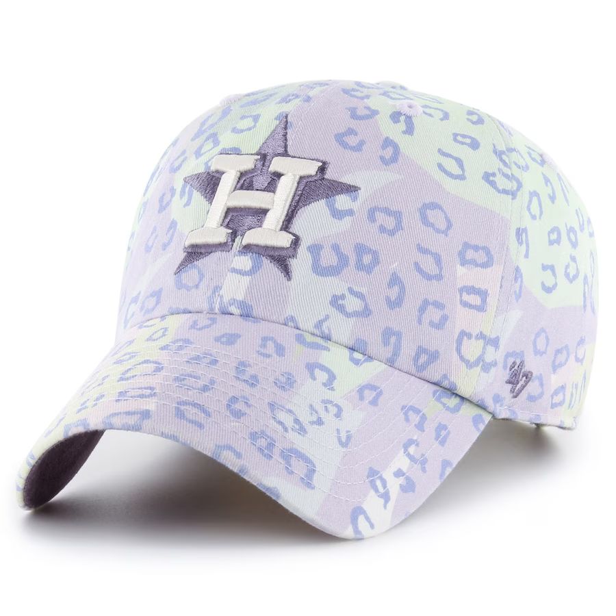 Houston Astros '47 Women's Cosmic Clean Up Adjustable Hat - Purple | Fanatics