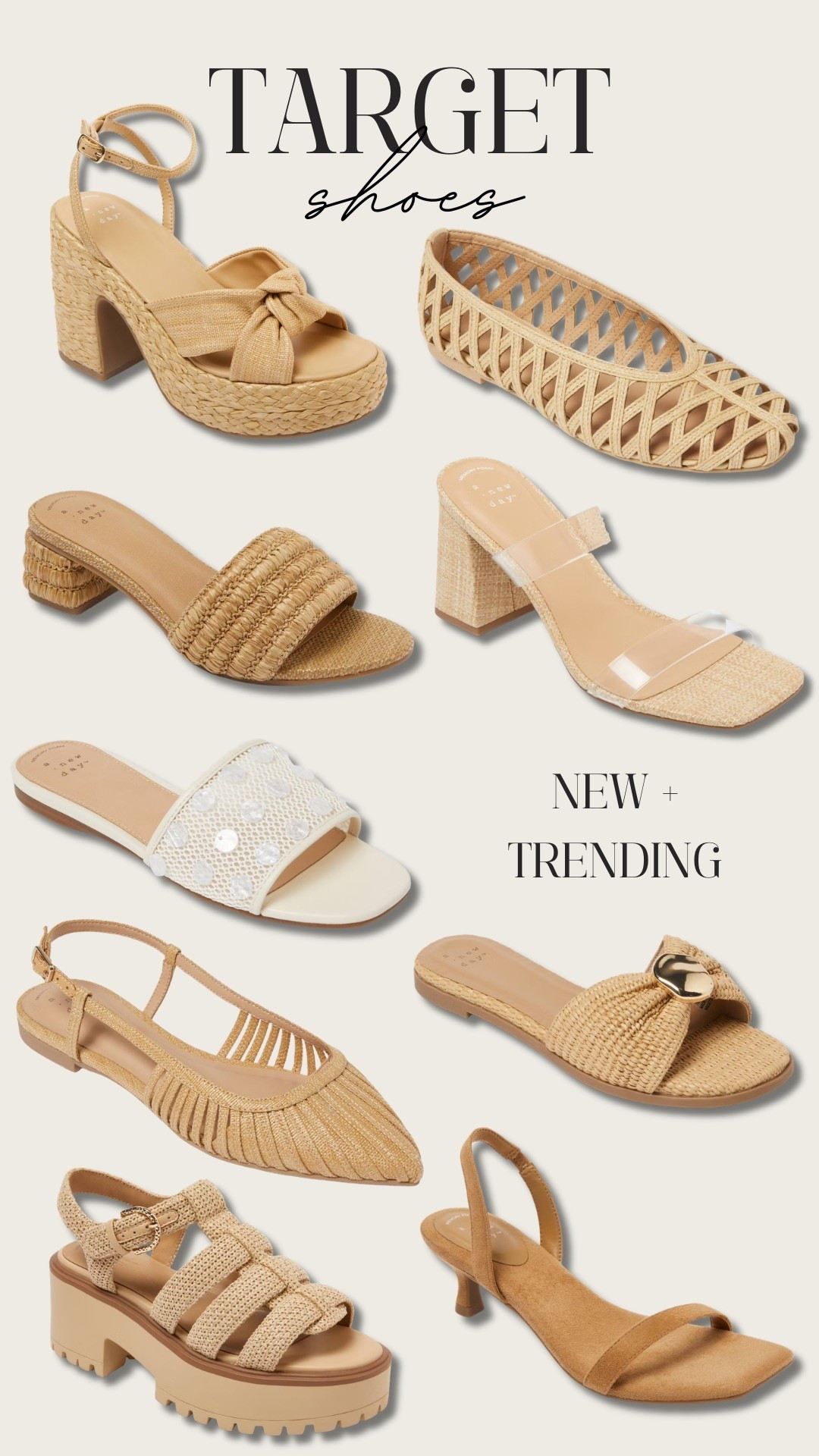 These spring shoes / sandals just dropped at Target & I am SHOOK🤩 they’re all so beautiful! 

#LTKSeasonal #LTKootd #LTKTravel