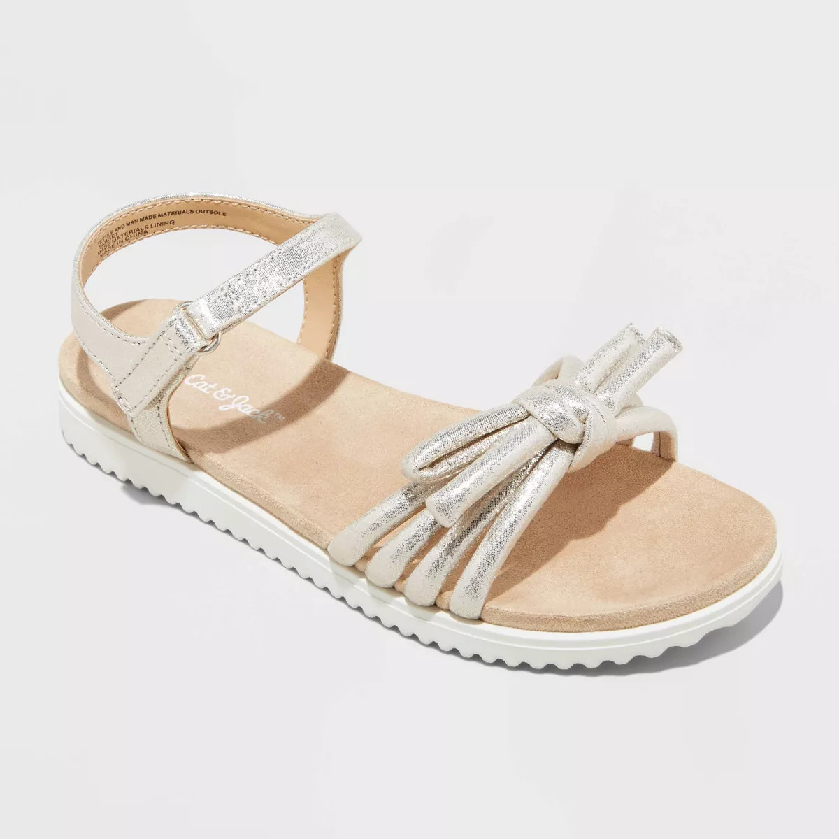 Kids' Karisa Footbed Sandals - Cat & Jack™ Rose Gold 13 | Target