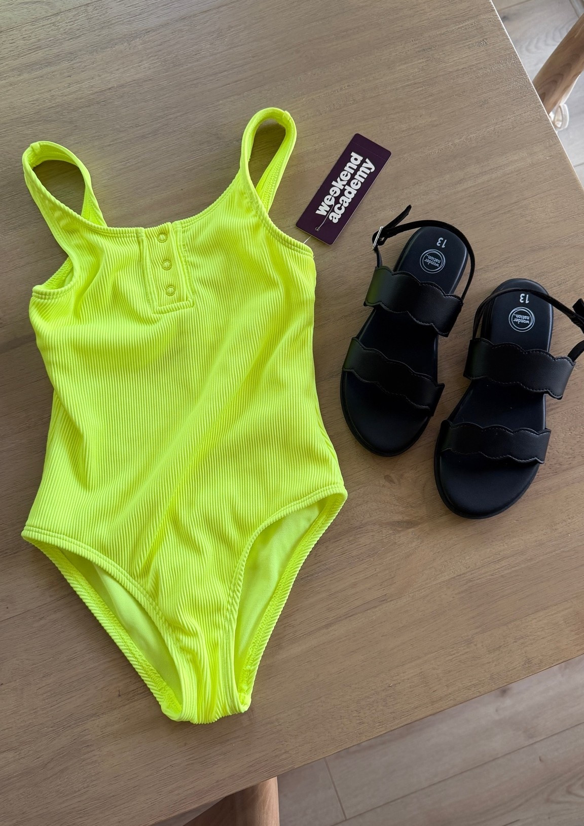 Walmart kids summer finds! I heard neon swimsuits are the safest for kids for swimming so I wanted to grab this one for Hazel!

#LTKSeasonal #LTKSwim #LTKKids