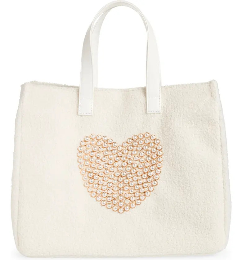 btb Los Angeles Heart Teddy Tote | Nordstrom | Nordstrom