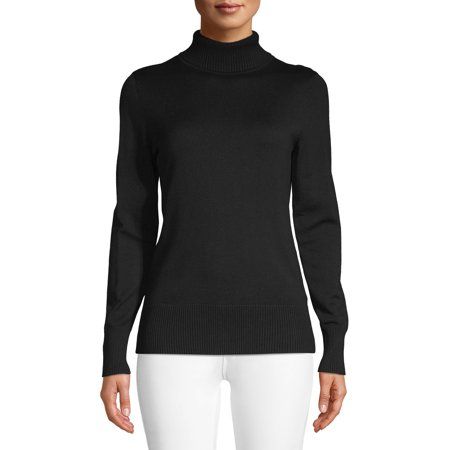 Time and Tru Women's Turtleneck Sweater | Walmart (US)