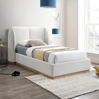 Jardin Boucle Fabric Bed | Wayfair North America