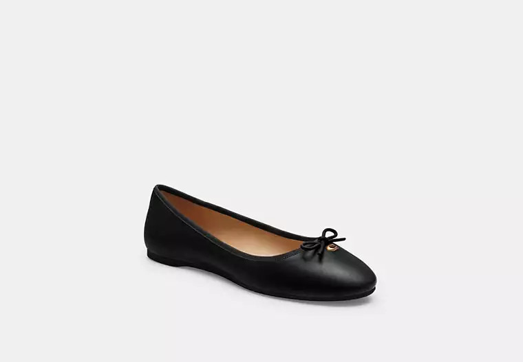 Coach Outlet Abigail Flat - Black, Size: 5 | Coach Outlet US