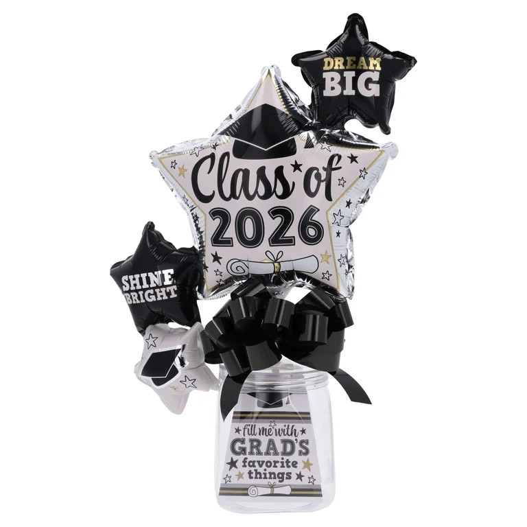 Class of 2026 Fillable Container Gift Set with Balloons, Graduation by Way To Celebrate | Walmart (US)