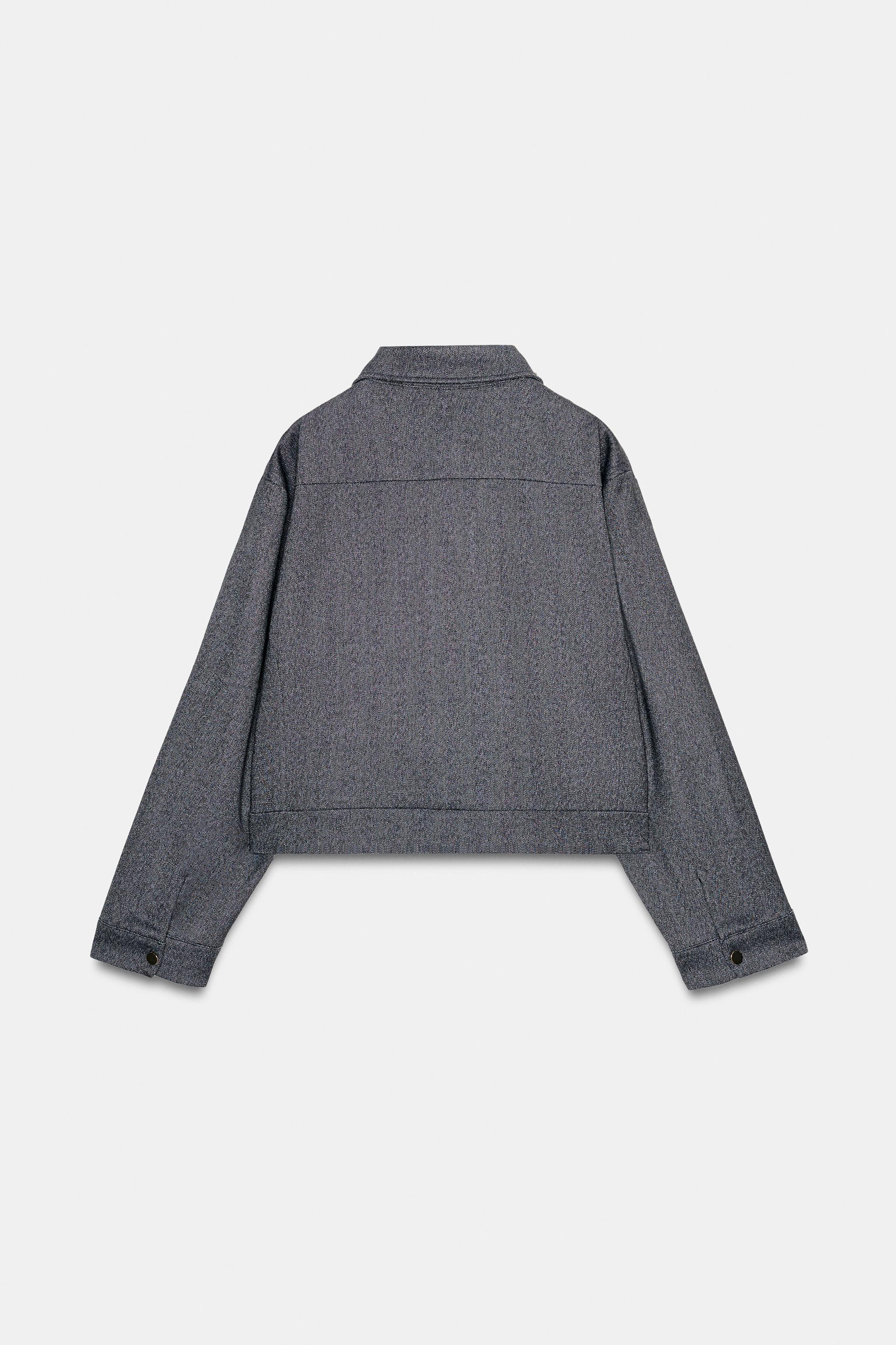 HERRINGBONE POCKET JACKET | Zara US