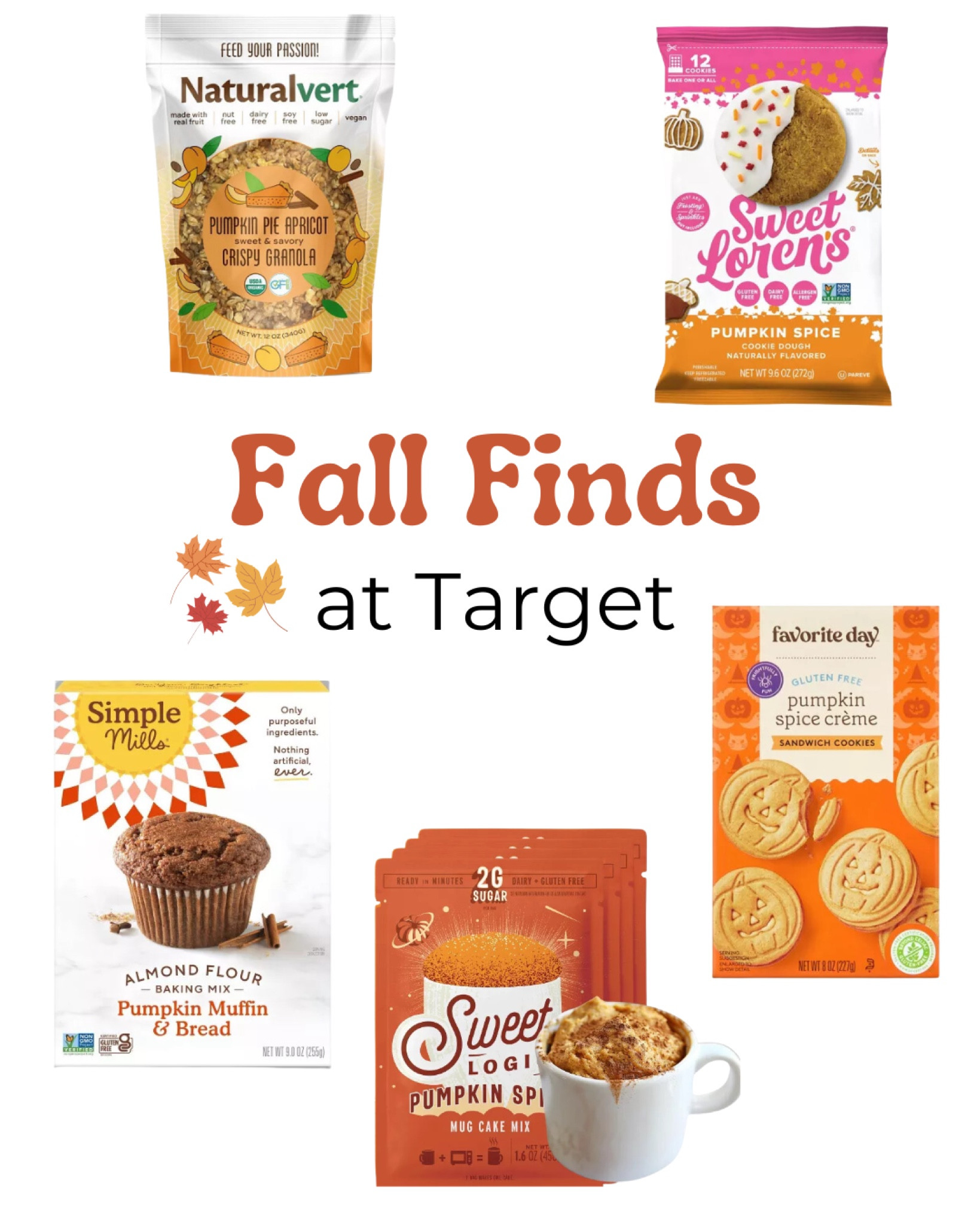 Gluten free fall finds at Target! 
Pumpkin spice, maple, and more fall flavors that are gluten free!
Also with vegan, dairy free, grain free, and low carb options.
#ltkfood

#LTKSeasonal #LTKFamily