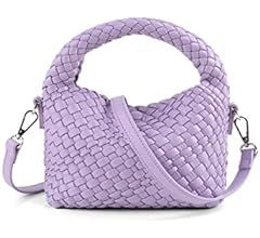 Small Hand Woven Handbags for Women Shoulder Crossbody Bag Girls Purses Cassual Top Handle Bags Hobo | Amazon (US)