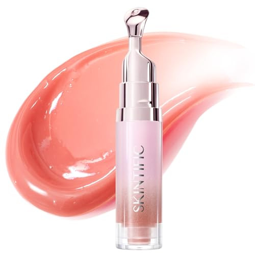 SKINTIFIC Brightening Lip Serum, Hydrating & Plumping (02 Coral Rose) | Amazon (US)