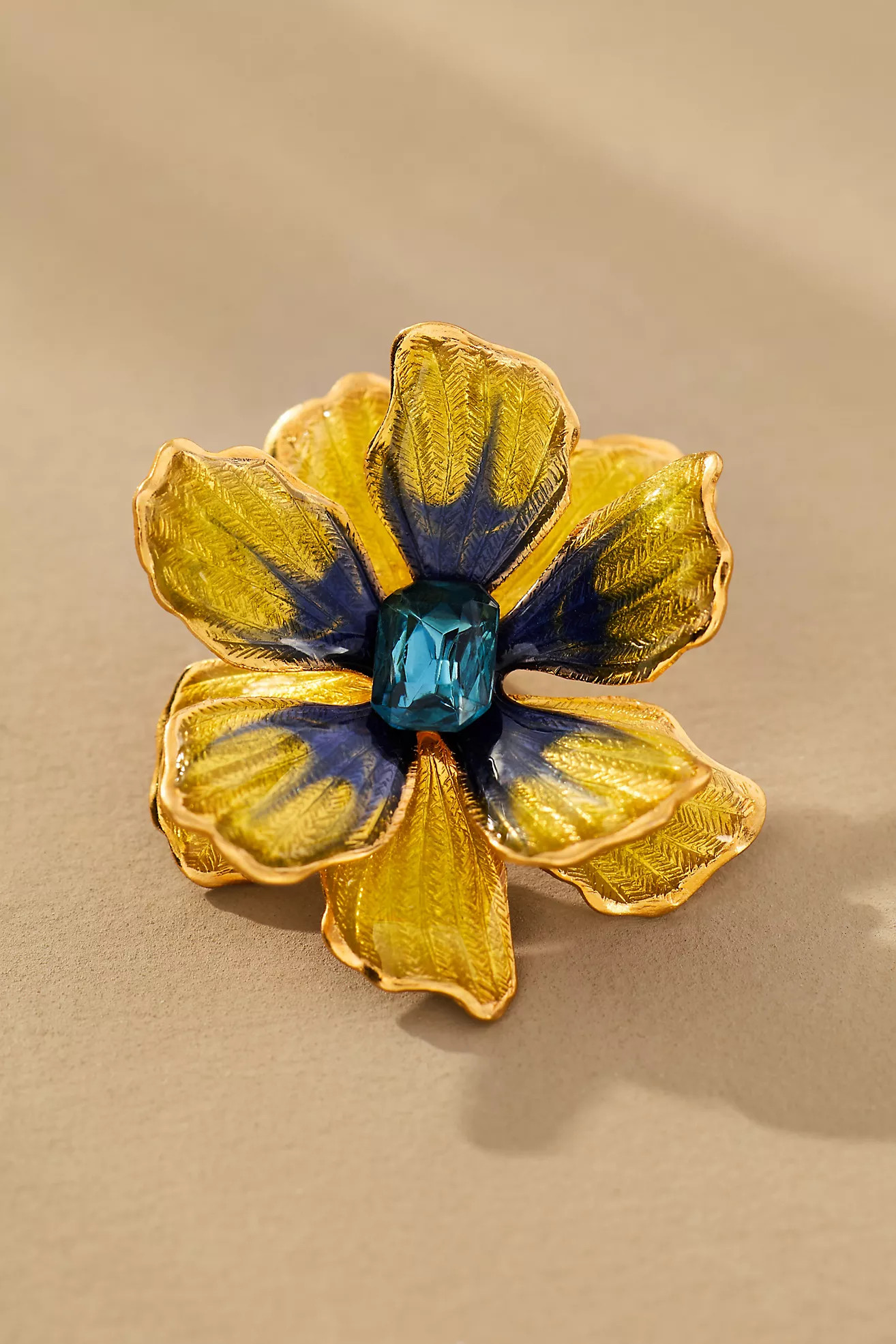 The Pink Reef Small Handpainted Jewel Box Flower Earrings | Anthropologie (US)