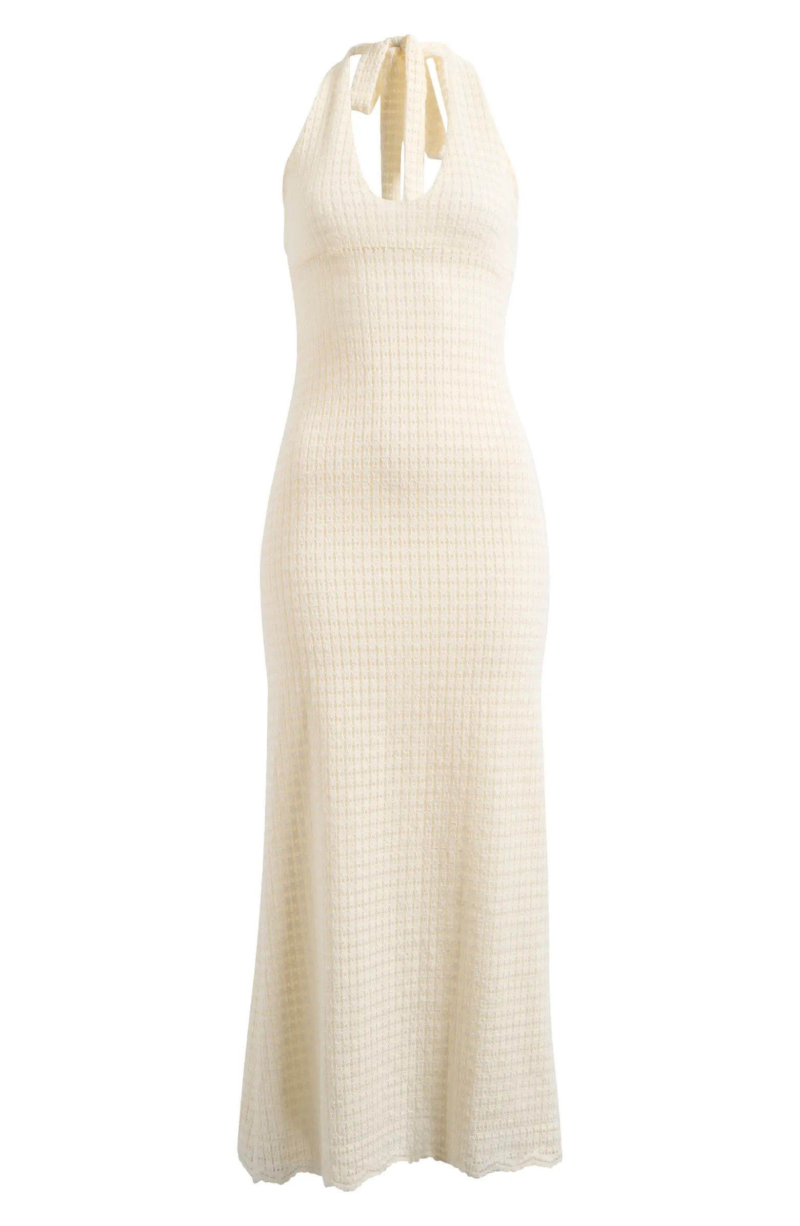Golden Age Knit Halter Maxi Dress | Nordstrom