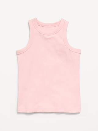 Fitted Ribbed Tank Top for Girls | Old Navy (US)