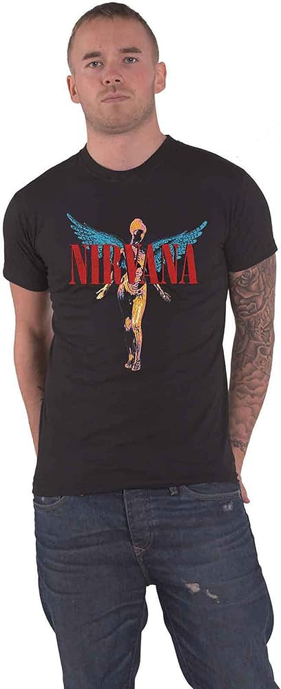 Nirvana Men's in Utero Official New T-Shirt | Amazon (US)