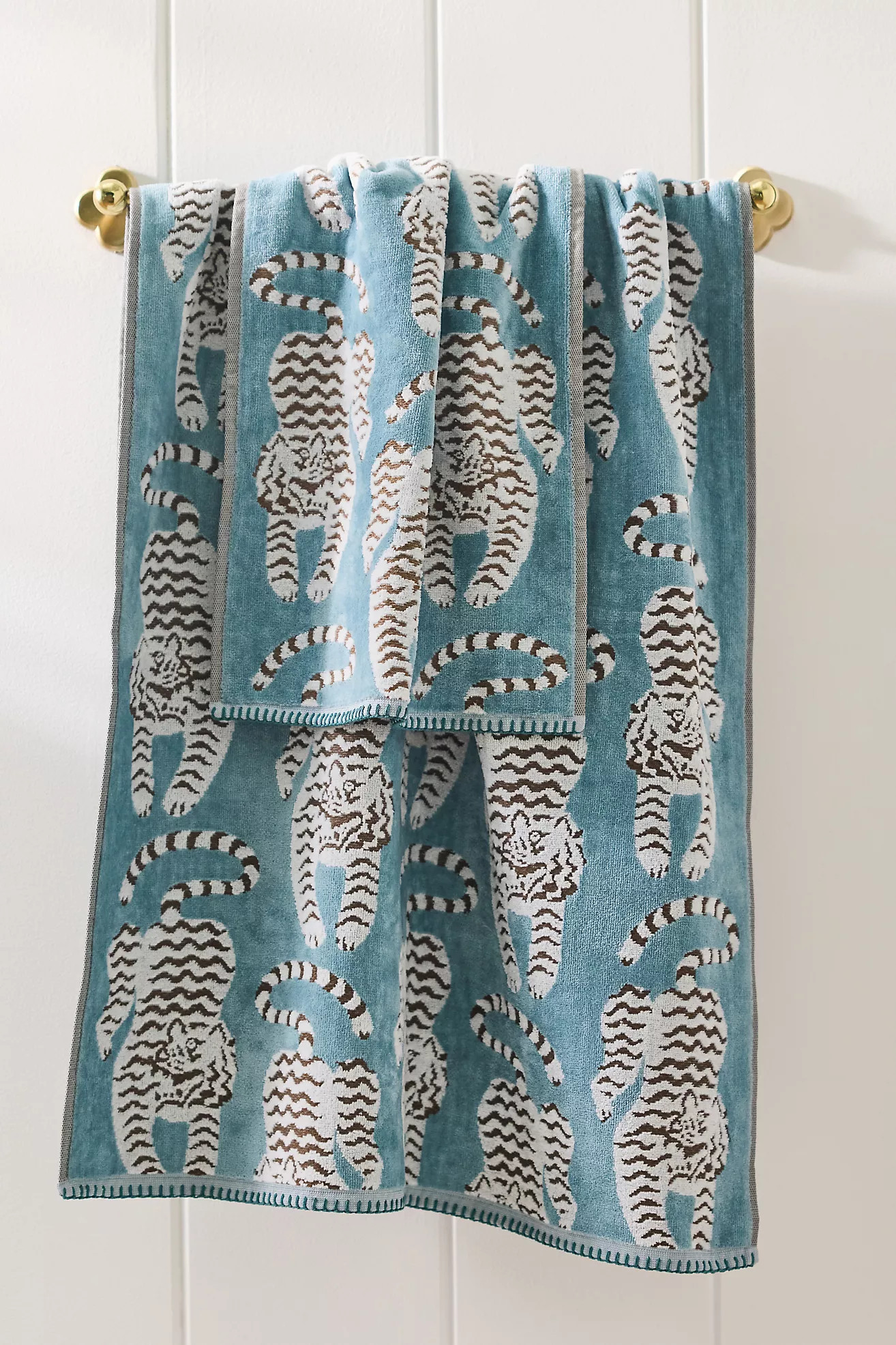 Isa Tiger Cotton Towel Collection | Anthropologie (US)