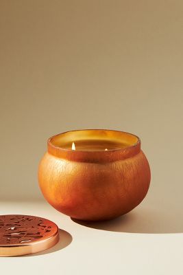 Aurelie Glass Jar Candle | Anthropologie (US)