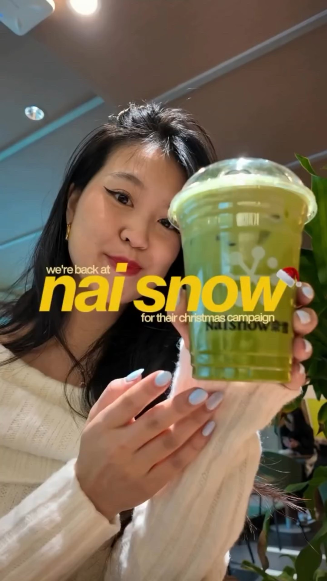 @naisnow.usa  Christmas campaign 🎄

Happening now til Dec 30th 😌  Good luck in winning these plushies 🍊🍇#NaiSnow #NaiSnowUSA #NaiSnowNYC #NaiSnowMatcha