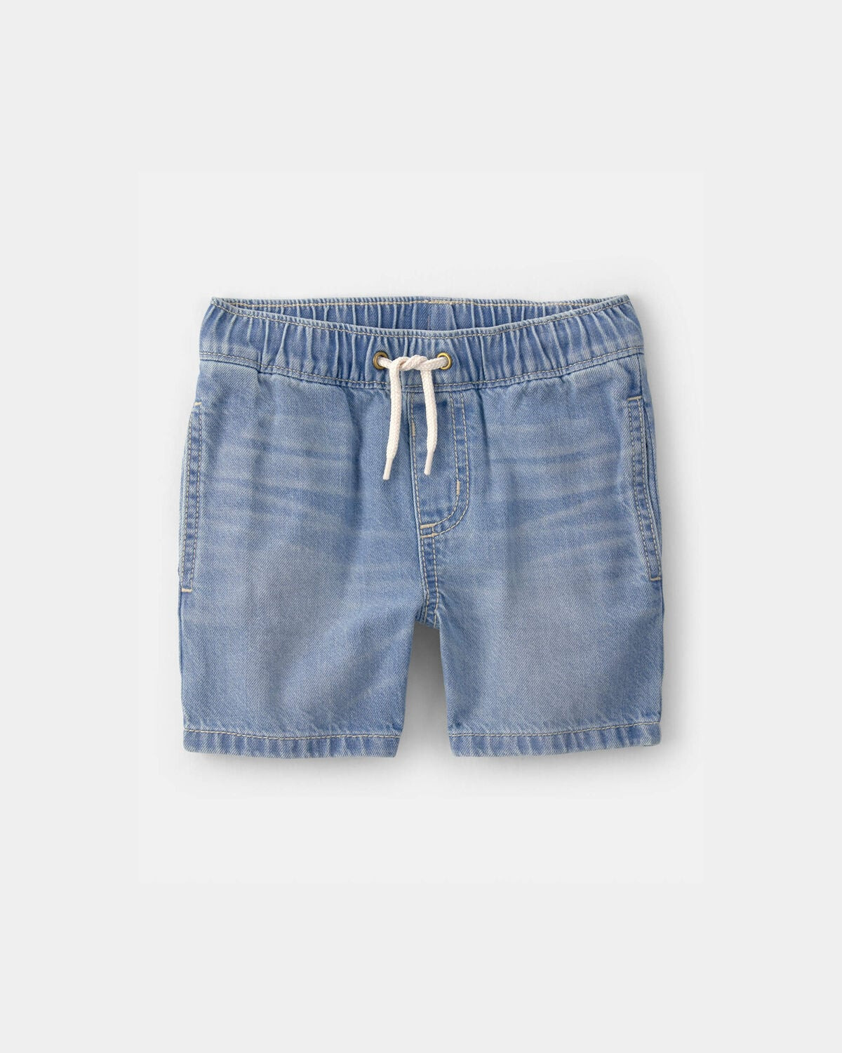 Toddler Boy Denim Drawstring Shorts - Light Wash | Carter's Inc